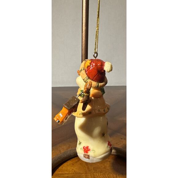 Country Cottage Snowman Christmas Ornament With Birdhouse - Picture 6 of 10